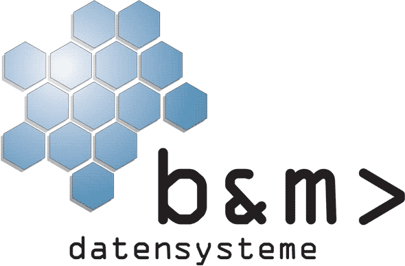 b & m > datensysteme Logo